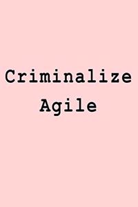 Criminalize Agile