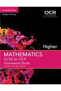 GCSE Mathematics for OCR Higher Homework Book