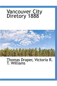 Vancouver City Diretory 1888