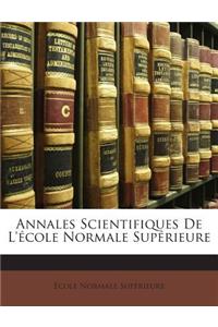 Annales Scientifiques de L'Ecole Normale Superieure