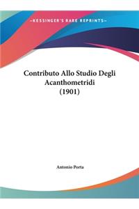Contributo Allo Studio Degli Acanthometridi (1901)