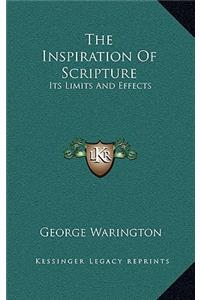 The Inspiration of Scripture