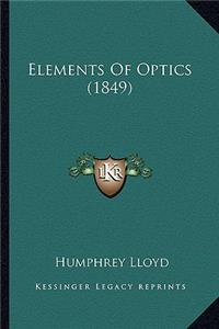 Elements Of Optics (1849)