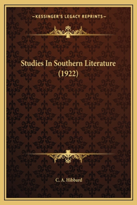 Studies in Southern Literature (1922)
