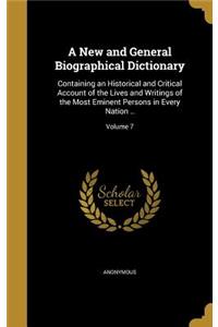A New and General Biographical Dictionary