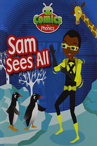 COMICS FOR PHONICS SAM SEES ALL BLUE A S