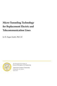 Micro-Tunneling Technology for Replacement Electric and Telecommunication Lines