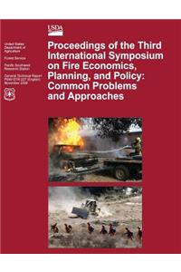 Proceedings of the Third International Symposium on Fire Economics, Planning, and Policy