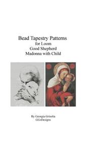 Bead Tapestry Patterns for Loom Good Shephard and Madonna with Child