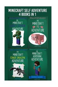 Minecraft Self Adventure: 4 Books in 1: (Minecraft Choose Your Own Story, Minecraft Self Quest, Minecraft Stories for Children)