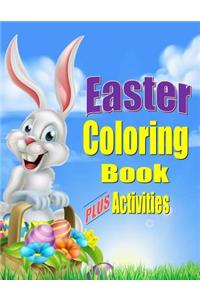 Easter Coloring Book for Kids PLUS Activities