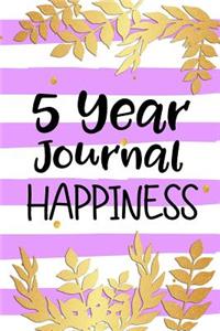 5 Year Journal Happiness