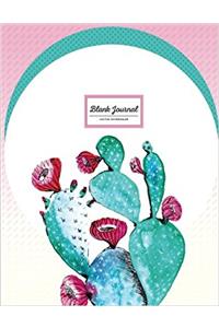 Blank Journal - Watercolor Cactus