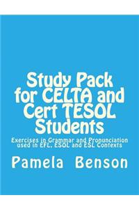 Study Pack for CELTA and Cert TESOL Students