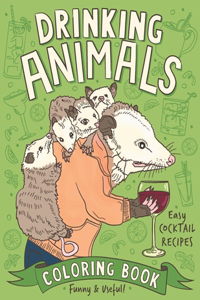 Drinking Animals Coloring Book