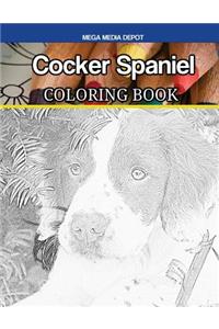 Cocker Spaniel Coloring Book