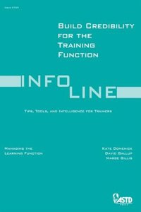 Build Credibility For The Training Function