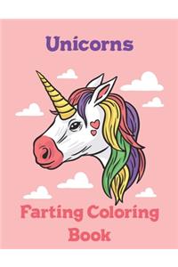 Unicorns Farting Coloring Book