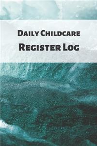 Daily Childcare Register Log