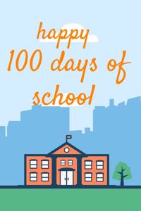 happy 100 days of school