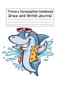 Primary Composition Notebook shark