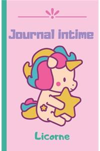 Journal intime licorne