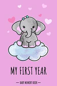 My First Year Baby Memory Book