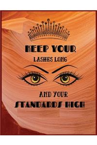 Keep Your Lashes Long and Your Standards High