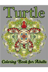 Turtle Coloring Book for Adults