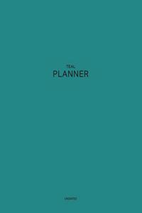 Undated Teal Planner
