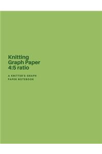 Knitting Graph Paper 4 5 ratio - A Knitter's Graph Paper Notebook