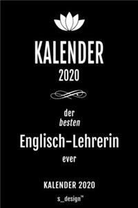 Kalender 2020 für Englisch-Lehrer / Englisch-Lehrerin