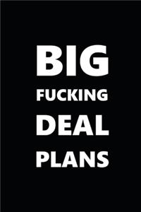2020 Daily Planner Funny Humorous Big Fucking Deal Plans 388 Pages