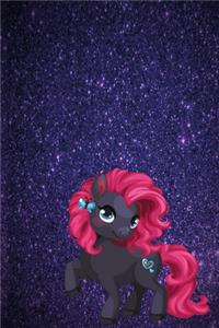 Glitter Pony Notebook