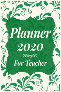 Planner 2020 for teacher