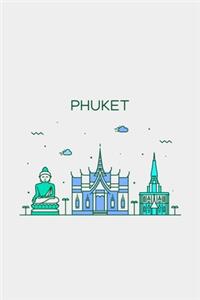 Phuket Minimalist Travel Notebook [Lined] [6x9] [110 pages]