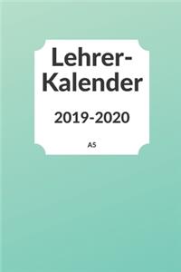 Lehrerkalender 2019 2020 A5