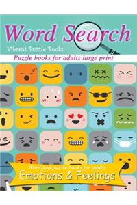 Word search puzzle books for adults large print