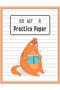 Handwriting Practice Paper