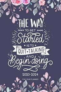 2020-2024 Monthly Planner Five Year Planner