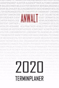 Anwalt - 2020 Terminplaner