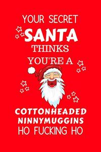 Your Secret Santa Thinks You're A Cottonheaded Ninnymuggins Ho Fucking Ho