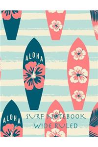 Surf Notebook Wide Ruled