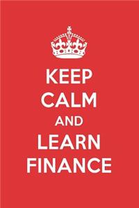 Keep Calm and Learn Finance: Finance Designer Notebook