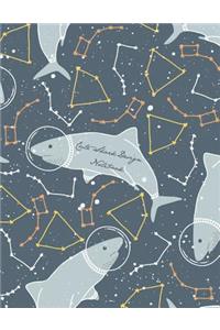 Cute Shark Design Notebook