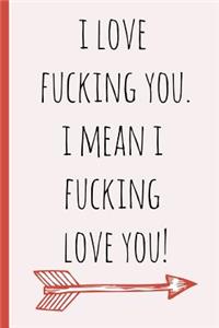 I Love Fucking You. I Mean I Fucking Love You!