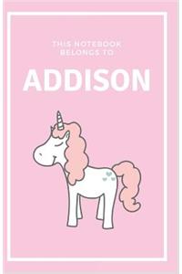 Addison's Notebook