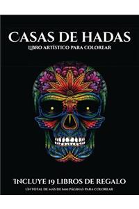 Libro artístico para colorear (Casas de hadas)