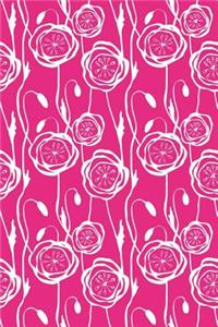 Journal Notebook Scribbly Flowers Pattern 5