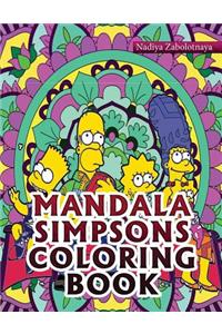 Mandala Simpsons Coloring Book Part 1